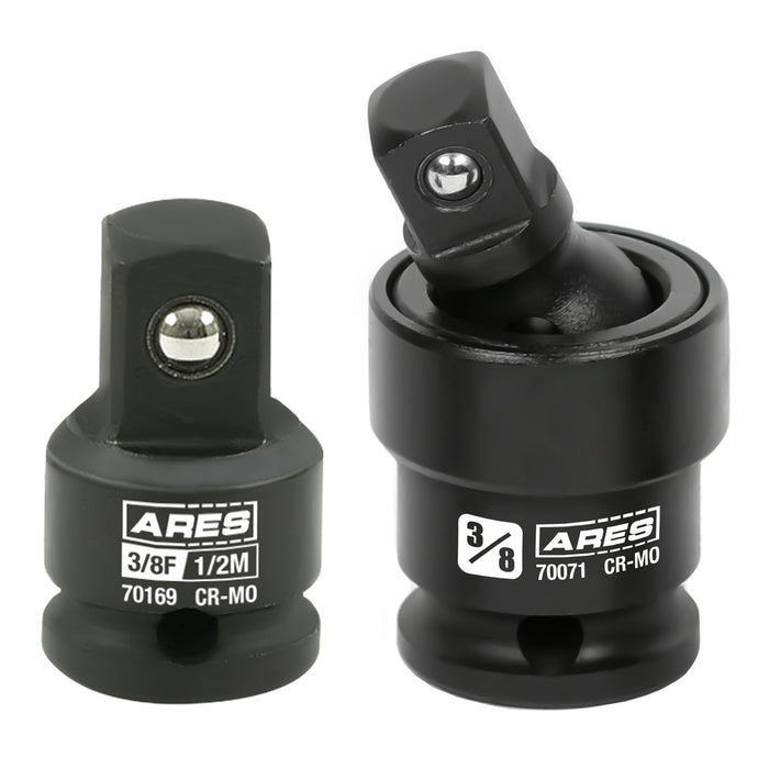 ARES 27074 - 6-Piece 3/8-Inch Drive Impact Socket Accessories Set