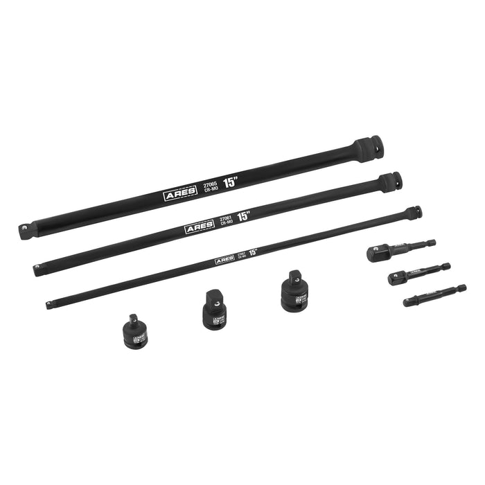 ARES 27076 - 9-Piece Multi-Drive Impact Socket Accessories Set