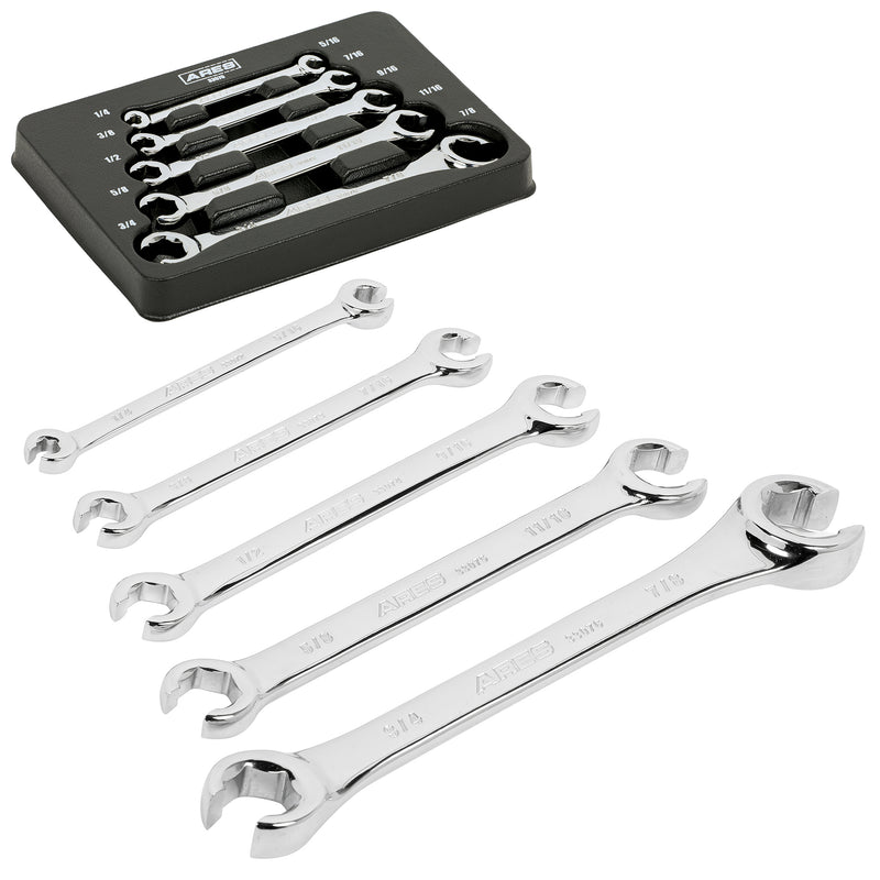 5-Piece SAE Flare Nut Wrench Set – ARES Tool, MJD Industries, LLC