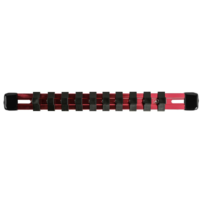 ARES 70135 - 3/8" Drive Red 9.84" Aluminum Socket Rail