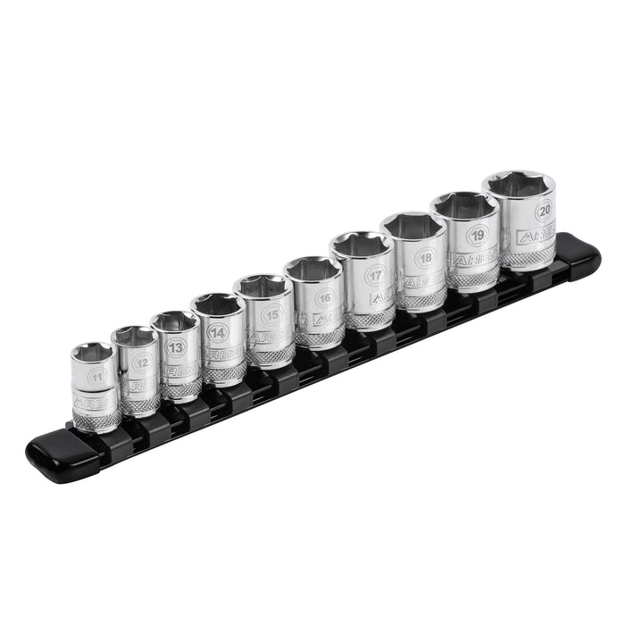 ARES 70149 - 3/8" Black 9.84" Aluminum Socket Rail