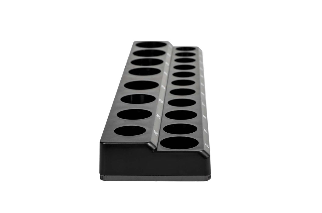 ARES 70237 - 19-Piece 1/2" Black Metric Magnetic Socket Holder