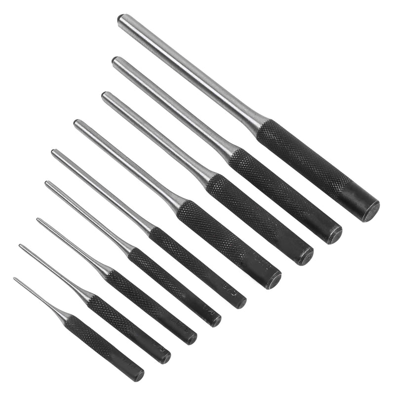 9 Pieces Roll Pin Punch Set, Removing Repair Tool with Holder for  Automotive, W