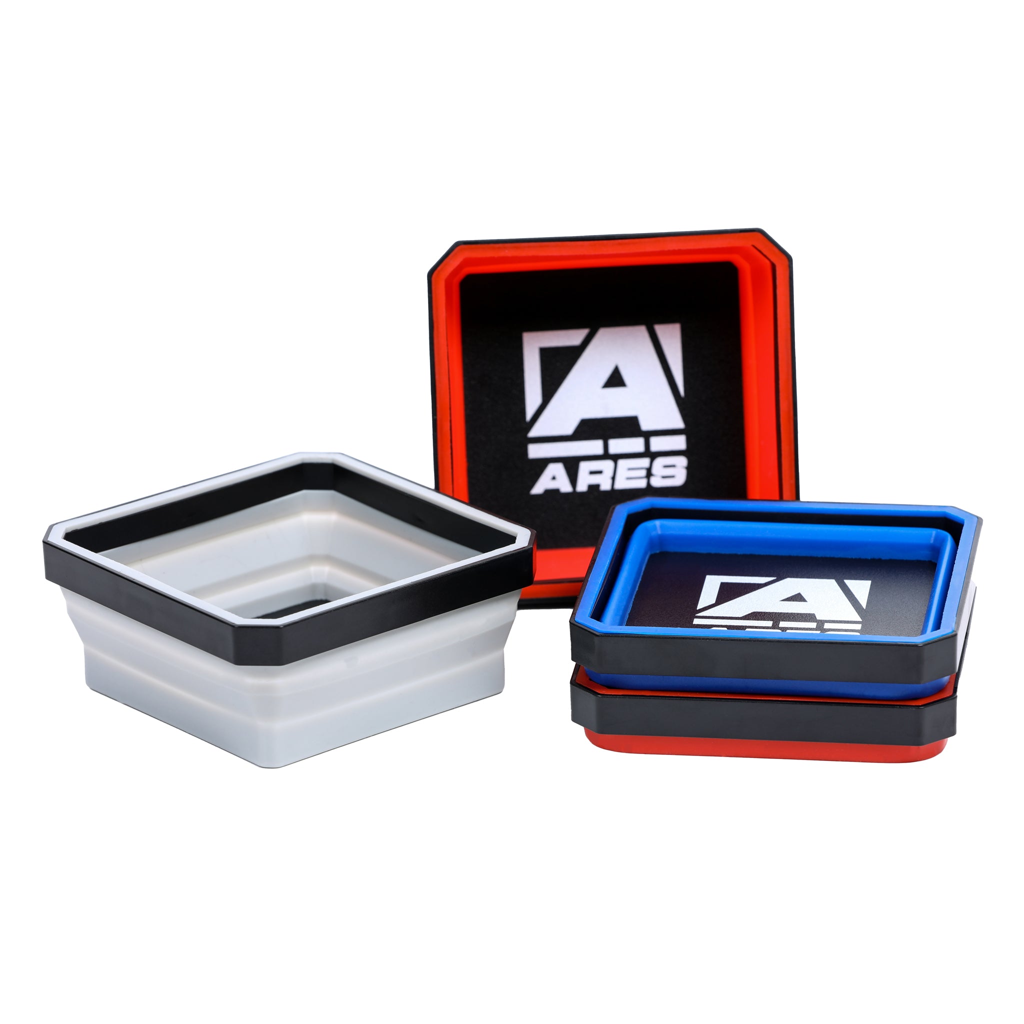 2-Piece Red Collapsible Magnetic Parts Bowl Set – ARES Tool, MJD  Industries, LLC