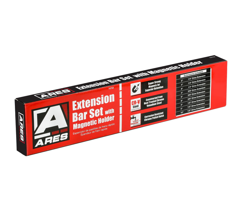9-Piece Magnetic Extension Bar Holder – ARES Tool, MJD Industries, LLC