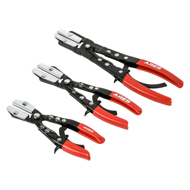 3-Piece Ratcheting Hose Pinch Pliers Set – ARES Tool, MJD